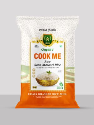Guptas COOKME Sona Masoori Raw Rice